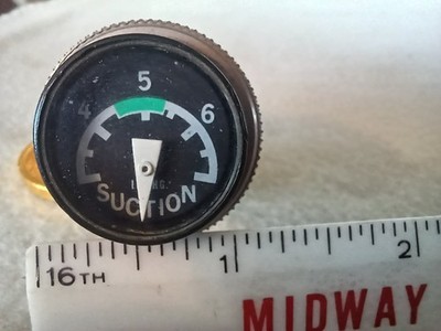U.M.A.  1'' SUCTION GAUGE Part Number 3-200-12 Used for testing