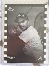 2025 Topps Black & White Joe Torre Braves 122 Vault Base SP Exclusive Film Strip