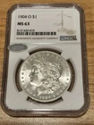 NGC - 1904-O Morgan Silver Dollar - MS63 - Littleton Select