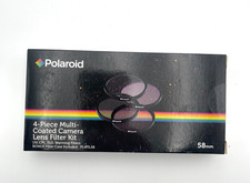 Polaroid 4-Piece Multi-Coated Camera Lens Filter Kit PL4FIL58 