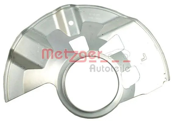 Brake disc cover Front Axle Left 6115189 METZGER for MAZDA 6 Hatchback 6 Saloon