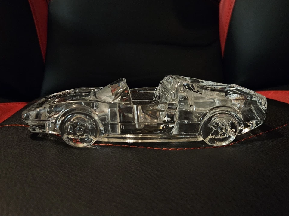 VINTAGE ORIGINAL FERRARI 328 GTS GLASS LEAD CRYSTAL CAR PAPER WEIGHT RARE - Image 2 of 4