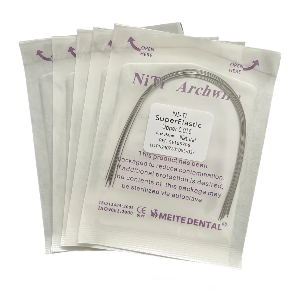 Dental Orthodontic Niti Arch Wire Super Elastic Natural Nature Form Round - Image 3 of 4