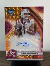Kyron Drones 2024 Bowman Best of 2024 Orange Refractor Auto #BOA-KD (RC) Packers