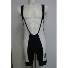 SALOPETTE BICI BICICLETTA MTB DEKO INCAS FONDELLO 3D NERO BIANCO TG. XXL