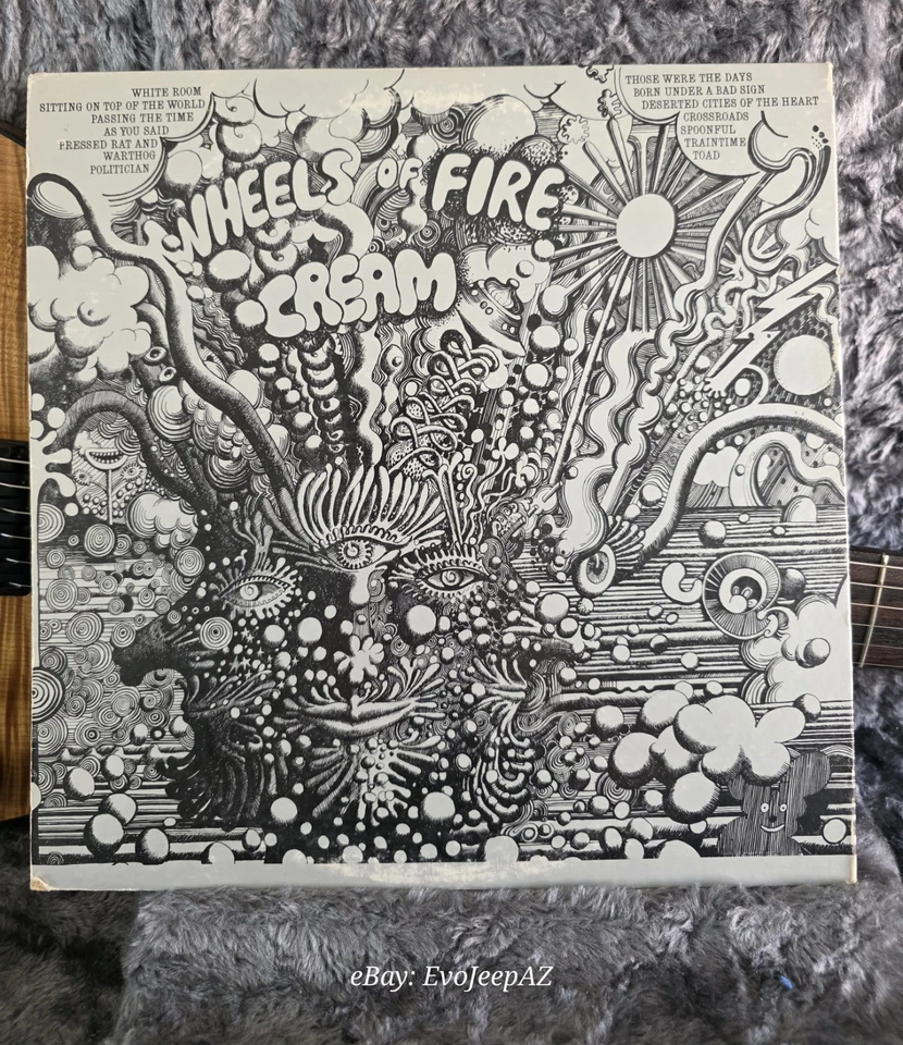 CREAM-Wheels Of Fire-1968-ATCO-SD-2-700-Double-Vinyl-Record-LP-early press-rare - Image 3 of 4