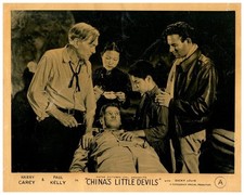China's Little Devils Original Lobby Card Harry Carey Paul Kelly Hayward Soo Hoo