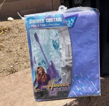 Disney Hannah Montana Aqua Shower Curtain 70 x72 New Jay Franco Miley Cyrus