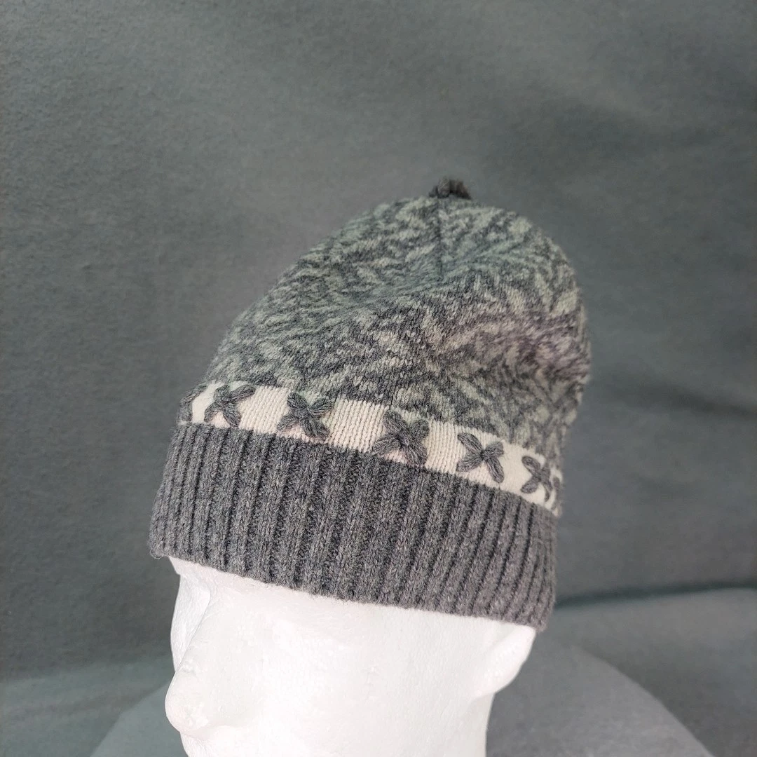 L.L. Bean Fair Isle Wool Blend Beanie Hat Earflaps Tassels Nordic Women OSFA Y2K L.L. Bean Women main image 3