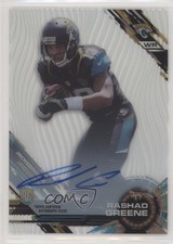 2015 Topps High Tek Pattern 1 Grass/Waves Auto Rashad Greene #104 Auto 0bd