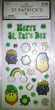 11 St. Patrick  s Paper Crafts Puffy Sticker Packs each pack contains 25 Pcs 