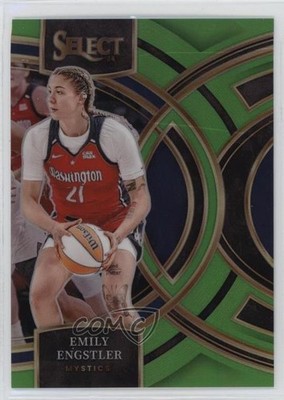 2024 Panini Select WNBA Premier Level Neon Green Prizm 60/75 Emily Engstler 1e88
