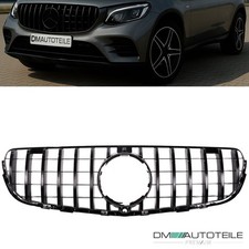 Kühlergrill Schwarz passt für Mercedes GLC X253 Panamericana 15-19 + Kamera