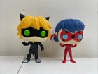 Funko Pop! Animation: Miraculous Lady Bug Cat Noir #360 + Ladybug 359 Figures