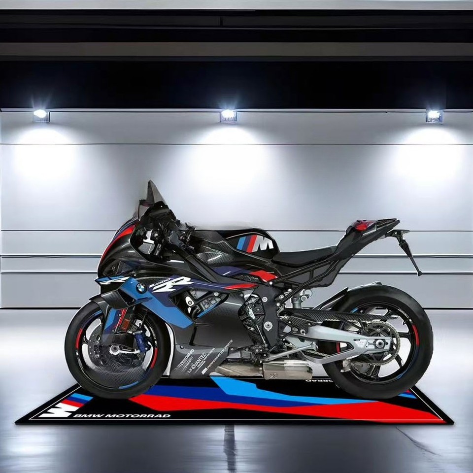 motorcycle garage floor mat For BMW Motorrad M Sport S1000RR Anti-slip ...