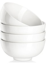 MALACASA 26 Oz Porcelain Soup Bowls Set of 4