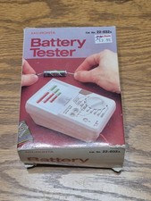 Radio Shack Micronta Battery Tester 22-032A with Box Manual TESTED And Working