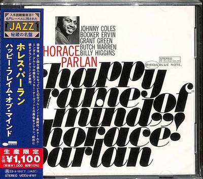 Horace Parlan Happy Frame Of Mind (CD)
