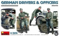 Miniart German Drivers & Officers Deutsche Fahrer & Offiziere 1:35 Bausatz 35345