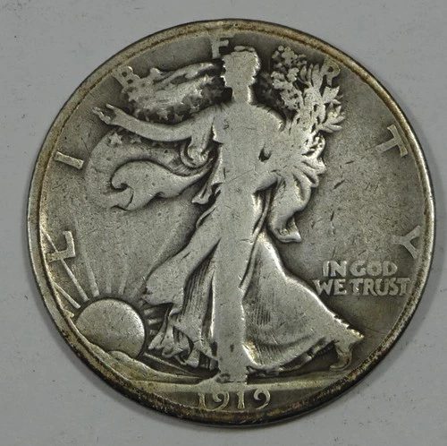 Photo of a 1919-S Walking Liberty Half Dollar from an eBay listing that sold on Jul 18, 2026