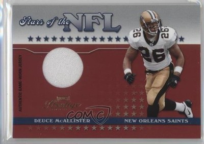 2004 Playoff Prestige Stars of the NFL Materials 132/150 Deuce McAllister 8y6