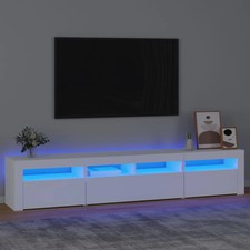 TV Schrank mit LED-Leuchten Lowboard Fernsehschrank mehrere Auswahl vidaXL
