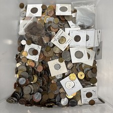 World Foreign Coins Collection Bulk Lot Of 10 Pounds