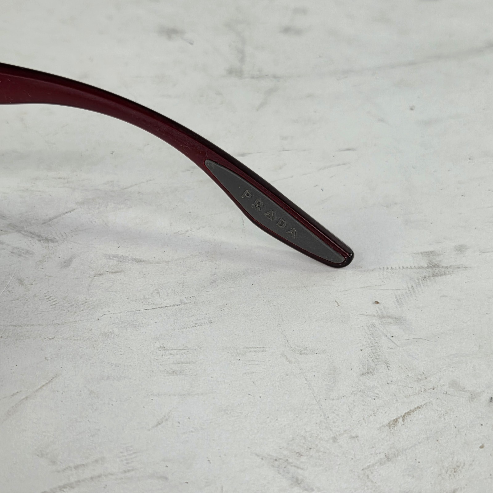 Prada Linea Rossa PS03O Square Sunglasses MAZ-6Y1 Burgandy Frame Mirror Lenses  thumbnail 12