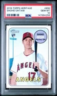 Shohei Ohtani RC 2018 Topps Heritage #600 Shohei Ohtani Rookie PSA 10 GEM MINT