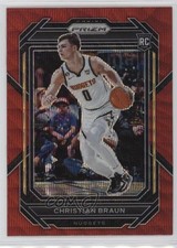2022-23 Panini Prizm Ruby Wave Prizm Christian Braun #223 3wc