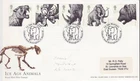 GB Stamps First Day Cover Ice Age Animals, deer, mammoth, bear COLDBATH PM 2006