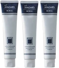 Sangi APAGARD ROYAL Nanotechnology Whitening Toothpaste 135g Japan set of 3 NEW