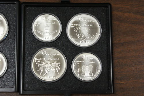1976 Canada $5 & $10 Montreal Olympics BU .925 Silver 28 1976 Canada $5 & $10 Montreal Olympics BU .925 Silver 28
