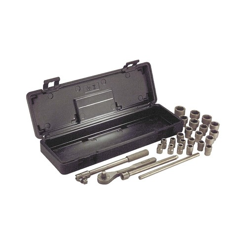 FACOM Steckschlüssel 1/2 Zoll – 6-Kant, Schlüsselweite 22 Mm, 1 Stück, Modell S.22H