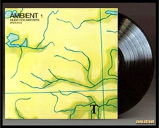 BRIAN ENO Ambient 1: Music For Airports LP on BLACK VINYL New SEALED