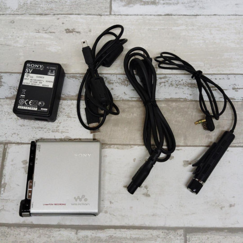SONY MZ-RH1 Silver Portable Hi-MD Recorder Walkman [Tested  