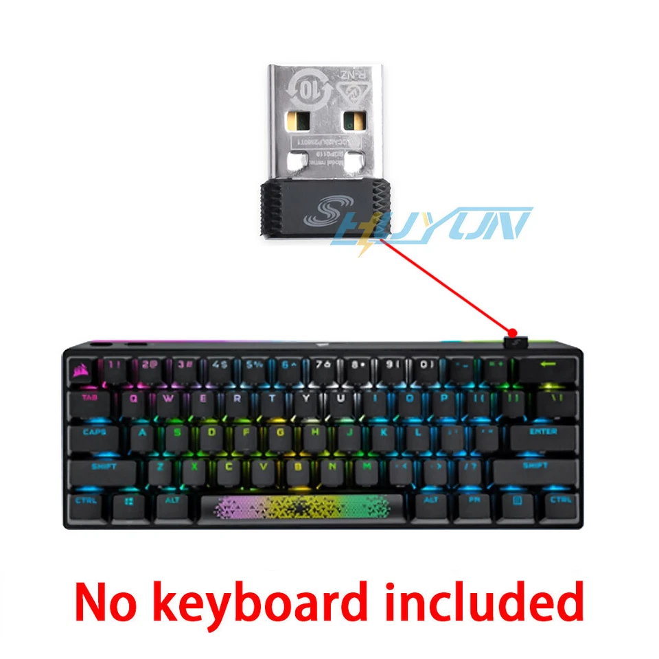 USB Receiver Dongle Adapter For Corsair K70 PRO MINI Wireless Gaming Keyboard - Image 2 of 4