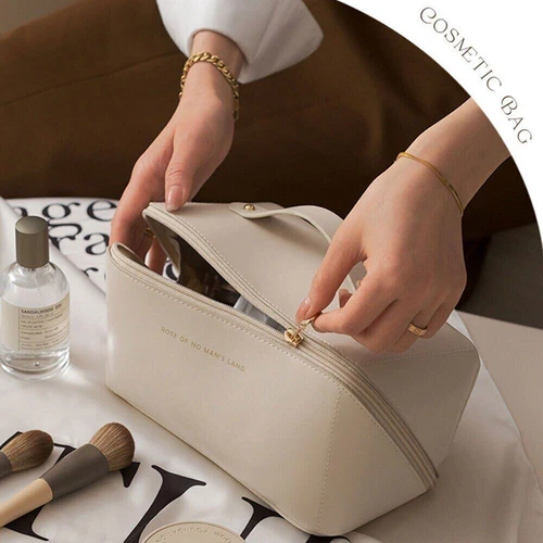 Große Kapazität Reise Kosmetiktasche tragbare Mädchen Make-up Tasche Kosmetiktasche - Bild 6 von 18