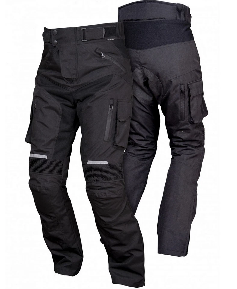 L&J Sportliche Motorradhose mit Protektoren Herren Textil Motorrad Jacke Hose Roller