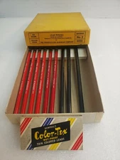 Pennsylvania RAILROAD PRR PENCIL box color tex insoluble stratosphere black no81