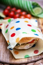 Naturel Cire D'Abeilles Sandwich Sacs X Coton Bio Réutilisable Non Plastique