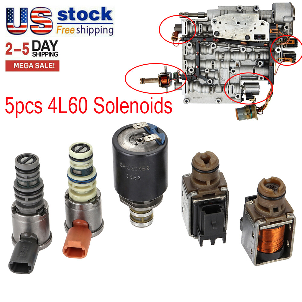 4L60E Transmission Trans Master Solenoid Kit 5PCS FITS FOR