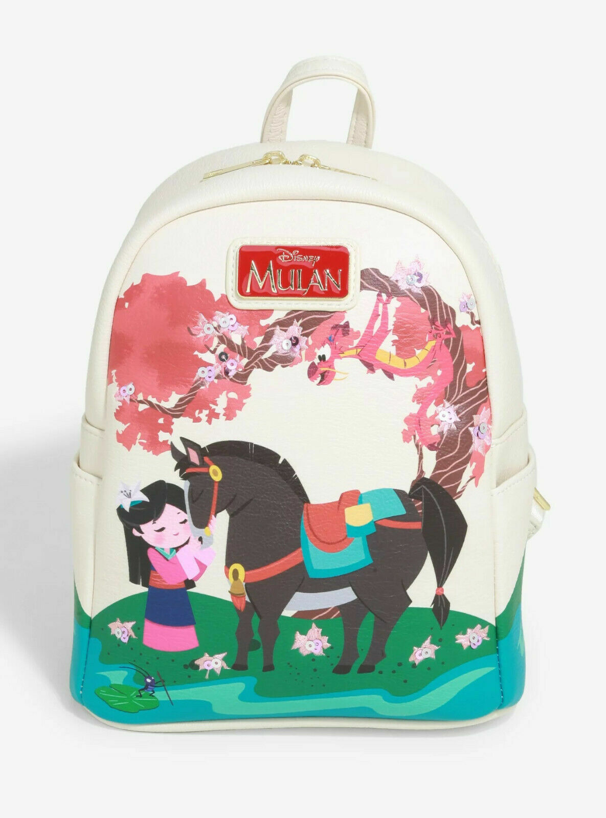 cherry mini backpack