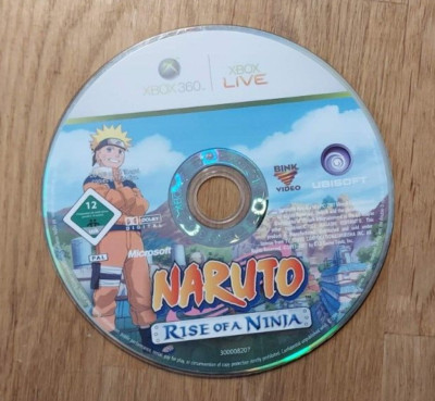 Naruto: Rise of a Ninja (Microsoft Xbox 360, 2007) Nur CD