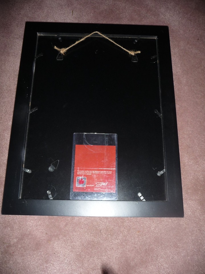 Wayne GRETZKY Mario LEMIEUX 1987 CANADA CUP PHOTO AUTOGRAPH COA AUTO