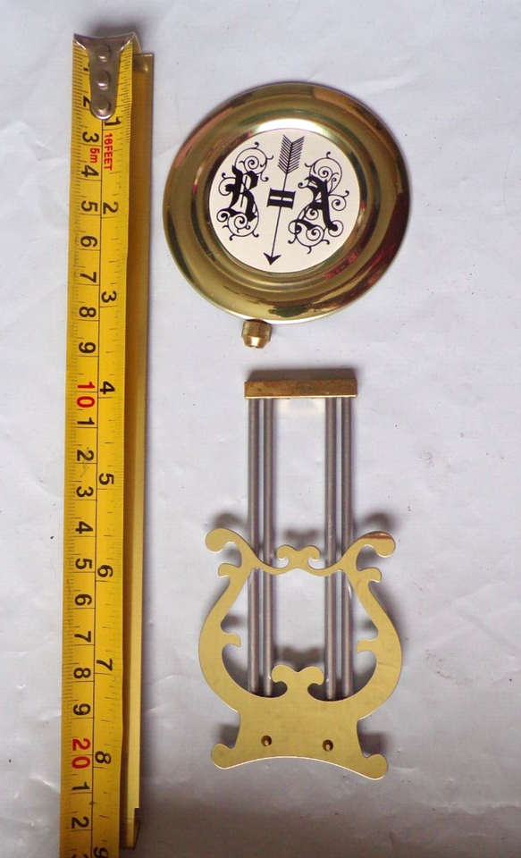 Clock,Grandfather R & A PENDULUM Assembly HOROLOGIST Clock repair