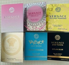 Lot 6 Versace Women Samples Crystal Absolu Eros Dylan Yellow Diamond Turquoise