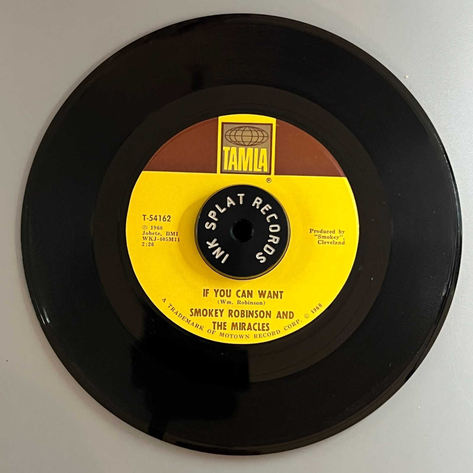 Smokey Robinson & Miracles - If You Can Want - Tamla - Soul 45rpm USA Original