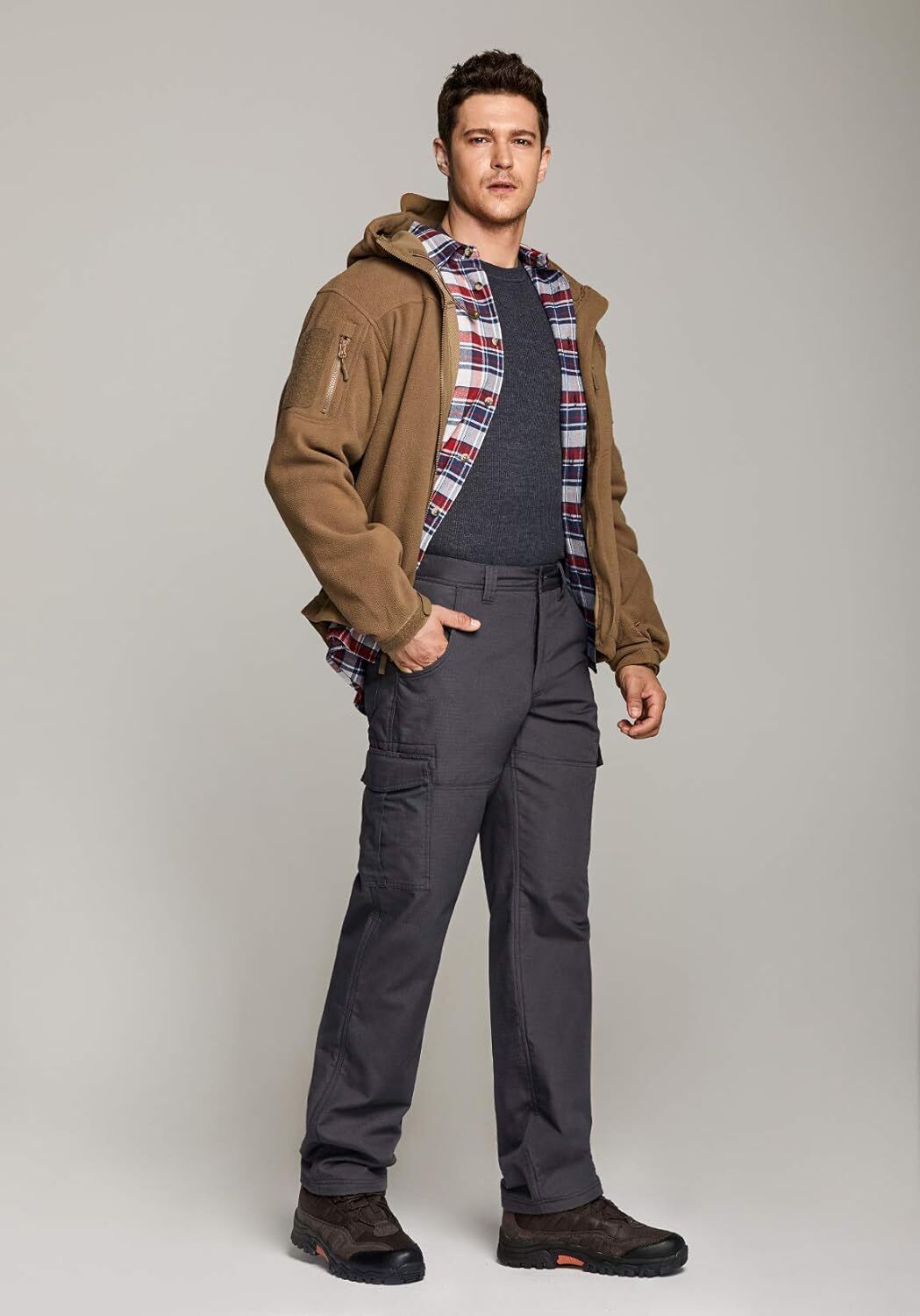 CQR Men's Winter Tactical Pants, Thermal Hiking Pants, Outdoor Fleece Lined Snow eBay