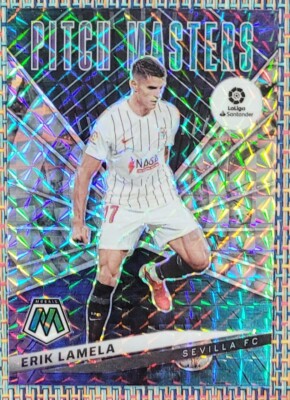 Erik Lamela 2021-22 Panini Mosaic La Liga Pitch Masters Prizm #25